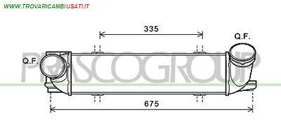 INTERCOOLER BMW - SERIE 1 E82 COUPE - 2007 > 2013, BMW - SERIE 1 E88 CABRIO - 2007 > 2013, BMW - SERIE 3 E90 4 PORTE - 2008 > 2011, BMW - SERIE 3 E91 TOURING... CODICE/I: OE 17517540035 BM120N001