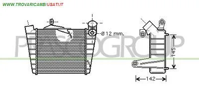 INTERCOOLER SEAT - CORDOBA - 2003 > 2009, SEAT - IBIZA - 2002 > 2008, SKODA - FABIA 4P - 2011 > 2007, SKODA - FABIA 5P - 2007 > 2010, SKODA - FABIA WAGON - 2... CODICE/I: OE 6Q0145804A SK320N001