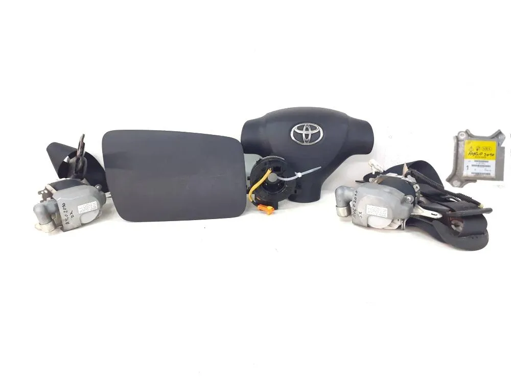 KIT AIRBAG COMPLETO TOYOTA Aygo 1° Serie con codice motore 1KRFE/1KRFE (05>08)