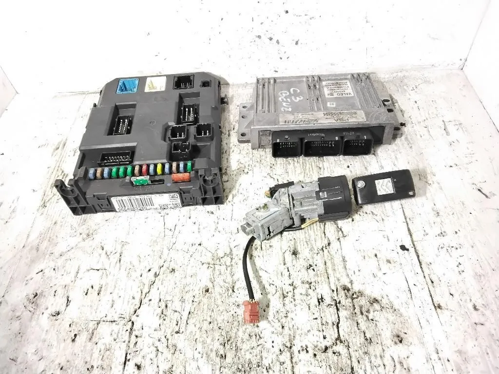 KIT CENTRALINA MOTORE con codice 9666149880 9660388980 21586640-2A 9664983280 da CITROEN C3 2° Serie KFV bifuel/metano 1360 (05>10)