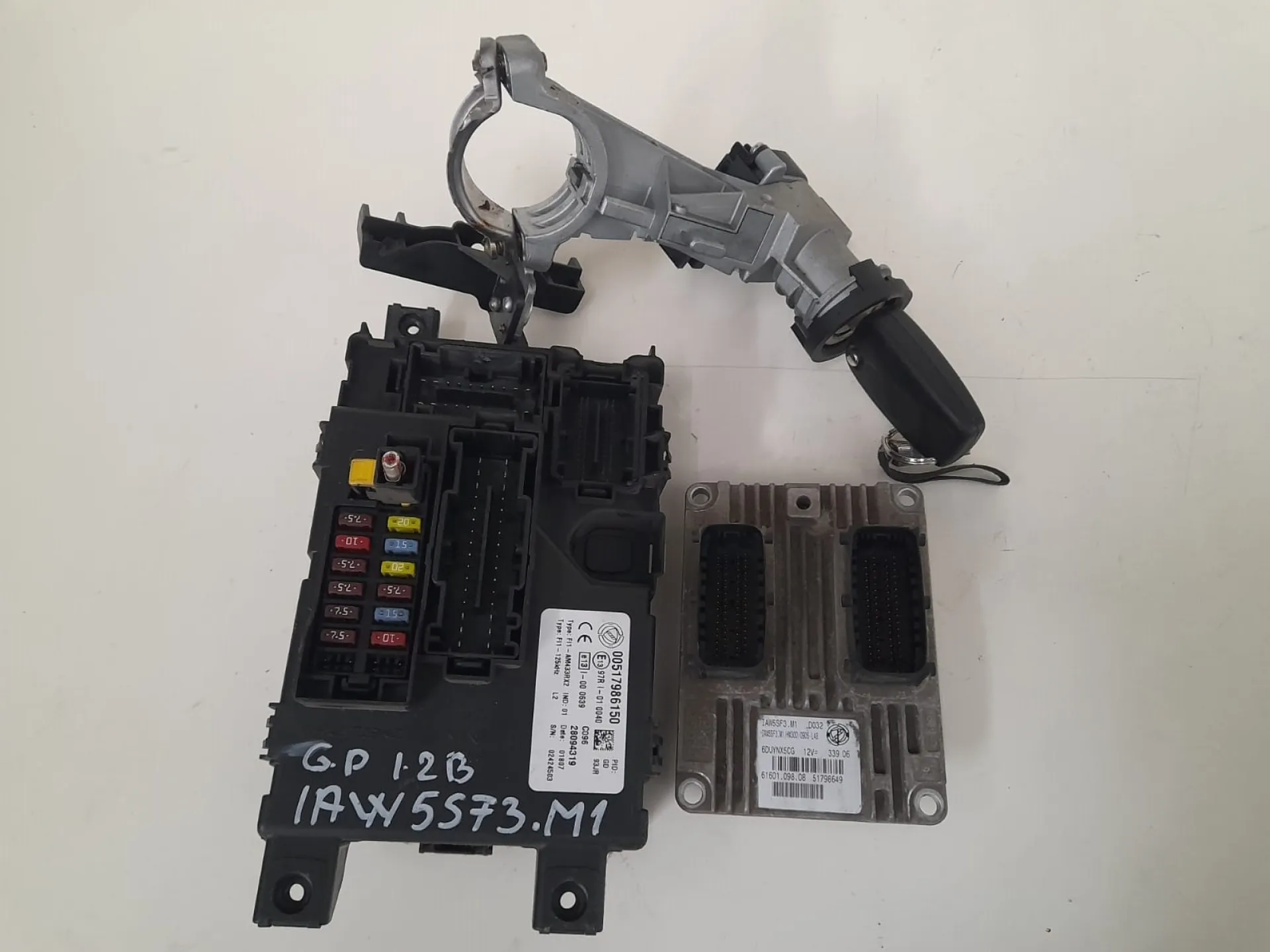 Kit centralina motore Fiat Grande Punto 1.2 B del 2007 CODICE RICAMBIO : IAW 55F3M1
