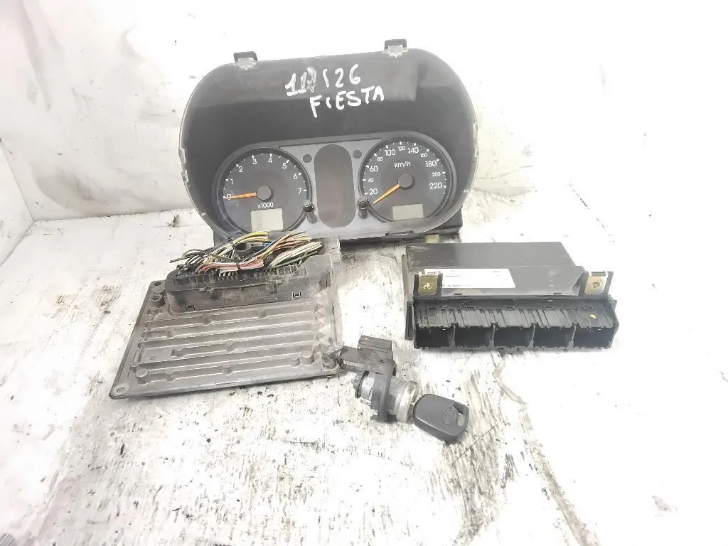 KIT CENTRALINA MOTORE con codice 3S61-12A650-CB S1181070042S6T-15K600-BF da FORD Fiesta 5° Serie ZH12FUJB benzina 1242 (05>08)