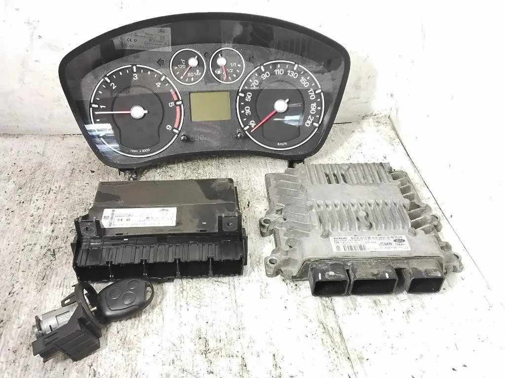 KIT CENTRALINA MOTORE con codice 6S61-12A650-AB 5WS40241B-T 6S6T-15K600-BE da FORD Fiesta 5° Serie DQ14con codice motore F6JB/DQ14F6JB diesel 1399 (05>08)