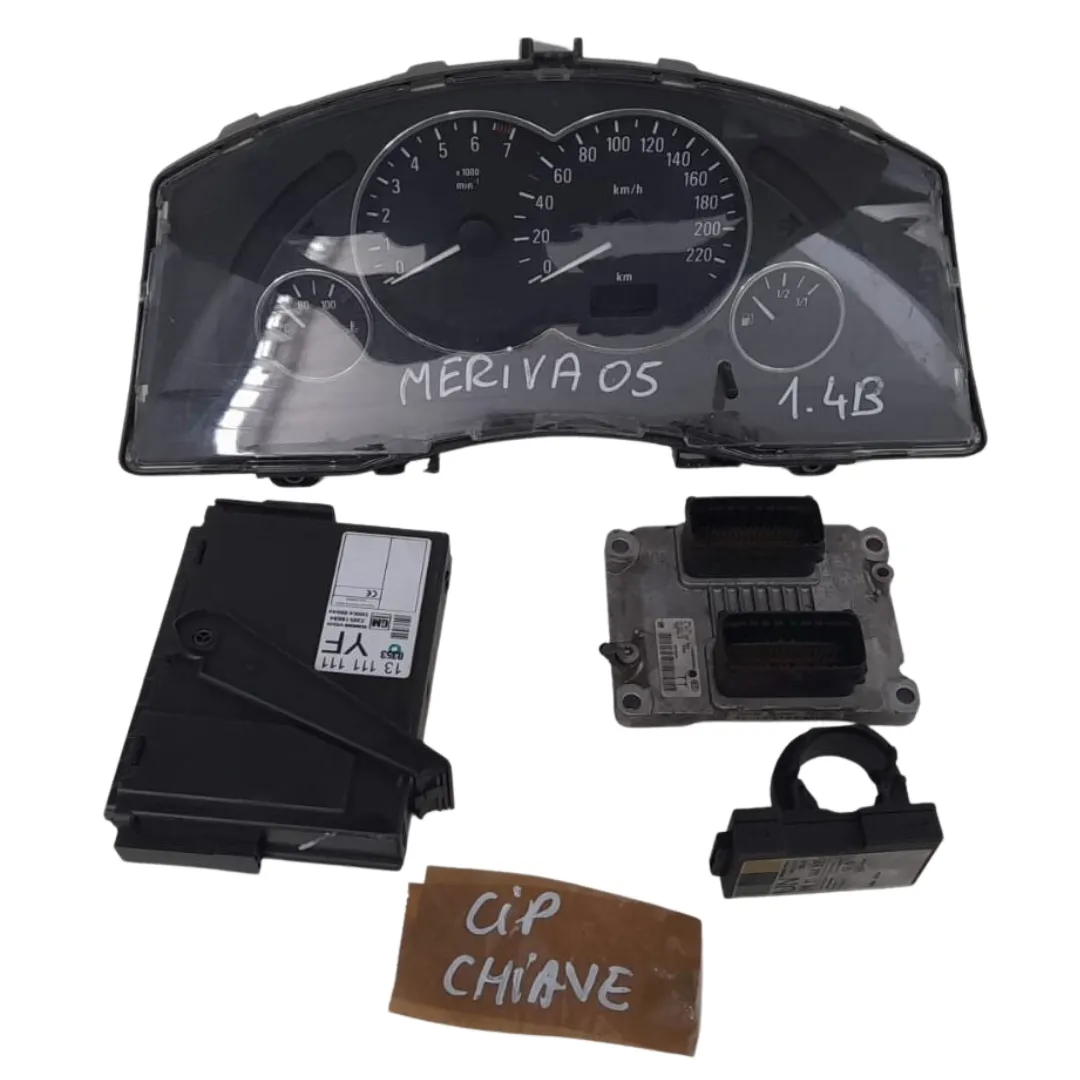 Kit centralina motore Opel Meriva 1.4 B del 2005 CODICE RICAMBIO : 0261208255