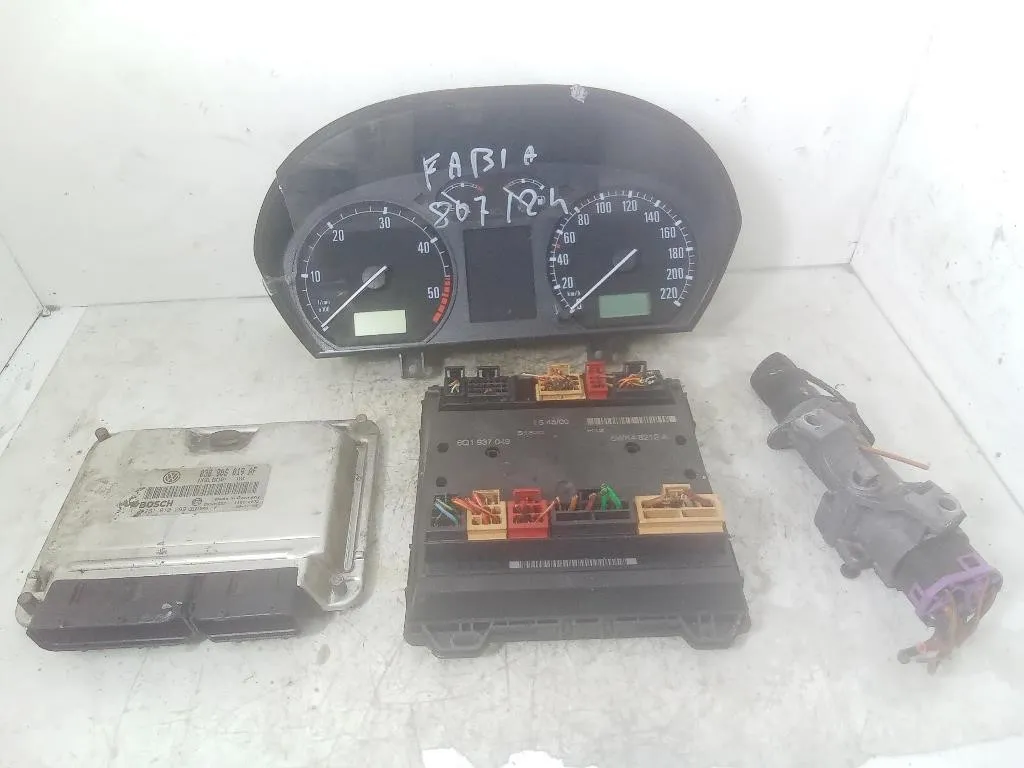 KIT CENTRALINA MOTORE con codice 0281010289 038906019AF 6Q1937049 da SKODA Fabia Berlina 1° Serie ATD diesel 1896 (99>07)