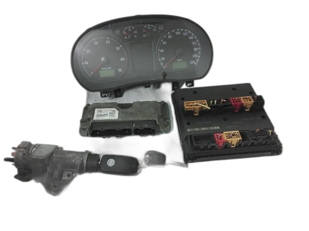 KIT CENTRALINA MOTORE con codice 03C906024AD IAW4HV.AD 6Q1937049F da VOLKSWAGEN Polo 4° Serie BUD bifuel/gas 1390 (01>09)