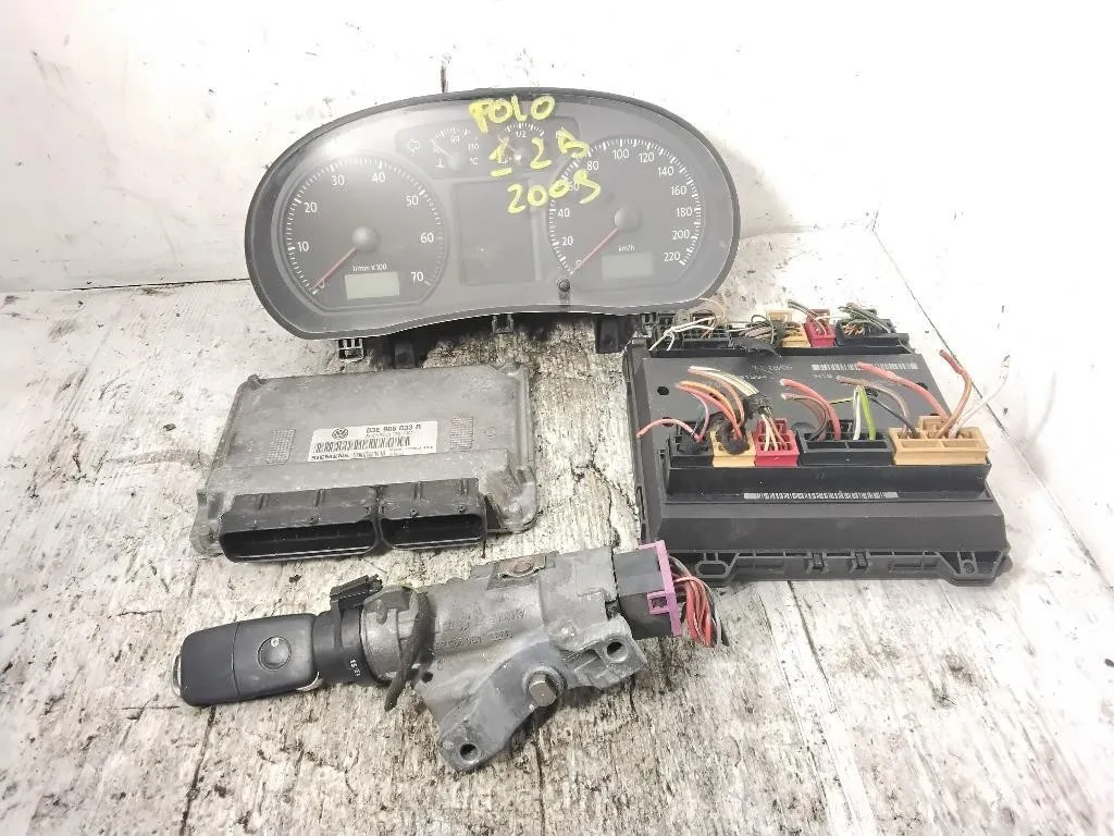KIT CENTRALINA MOTORE con codice 03e906033R 5WP4422402 6Q1937049D da VOLKSWAGEN Polo 4° Serie BME benzina 1198 (01>09)