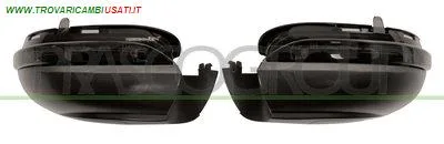 KIT FANALE RETROVISORE-FUME'-(DESTRO+SINISTRO)-CON CALOTTA-INFERIORE