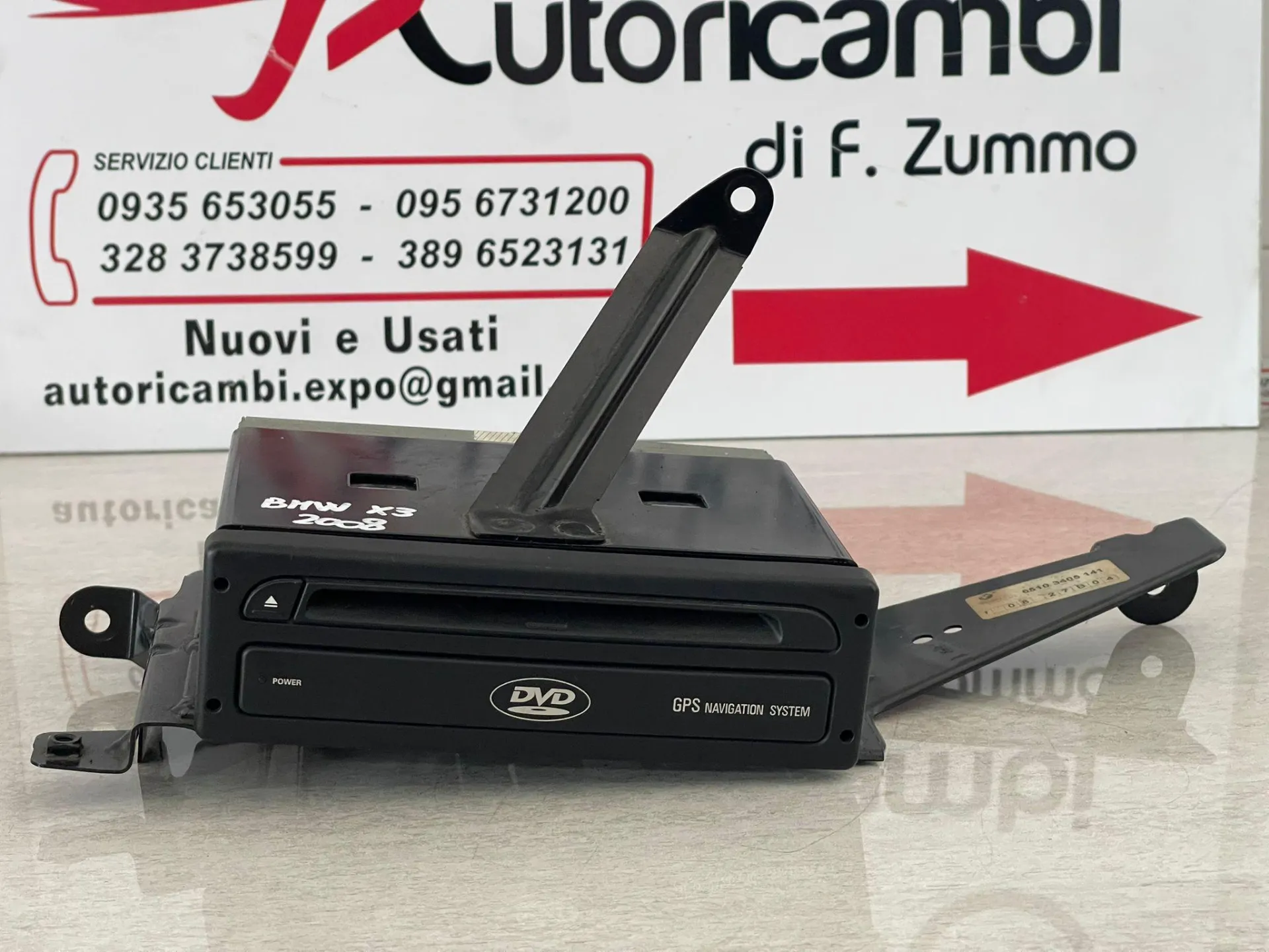 LETTORE DVD con codice 6510 3405141 da BMW X3 1° Serie (04>10)