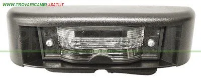 LUCE TARGA-CON LAMPADINA MOD. 2 PORTE BATTENTI
