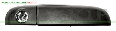 MANIGLIA ANTERIORE DESTRA-ESTERNA-NERO-GOFFRATO-CON FORO NOTTOLINO FIAT - NEW PANDA - 2012 > 2024, FIAT - NEW PANDA VAN - 2012 > 2024 CODICE/I: OE 735536782 FT1248001
