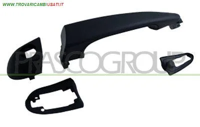 MANIGLIA ANTERIORE SINISTRA-ESTERNA-NERA-CON FORO NOTTOLINO BMW - SERIE 3 E46 BERLINA 1998 > 2001, BMW - SERIE 3 E46 TOURING 1999 > 2001 CODICE/I: OE 51218216119 BM0188002