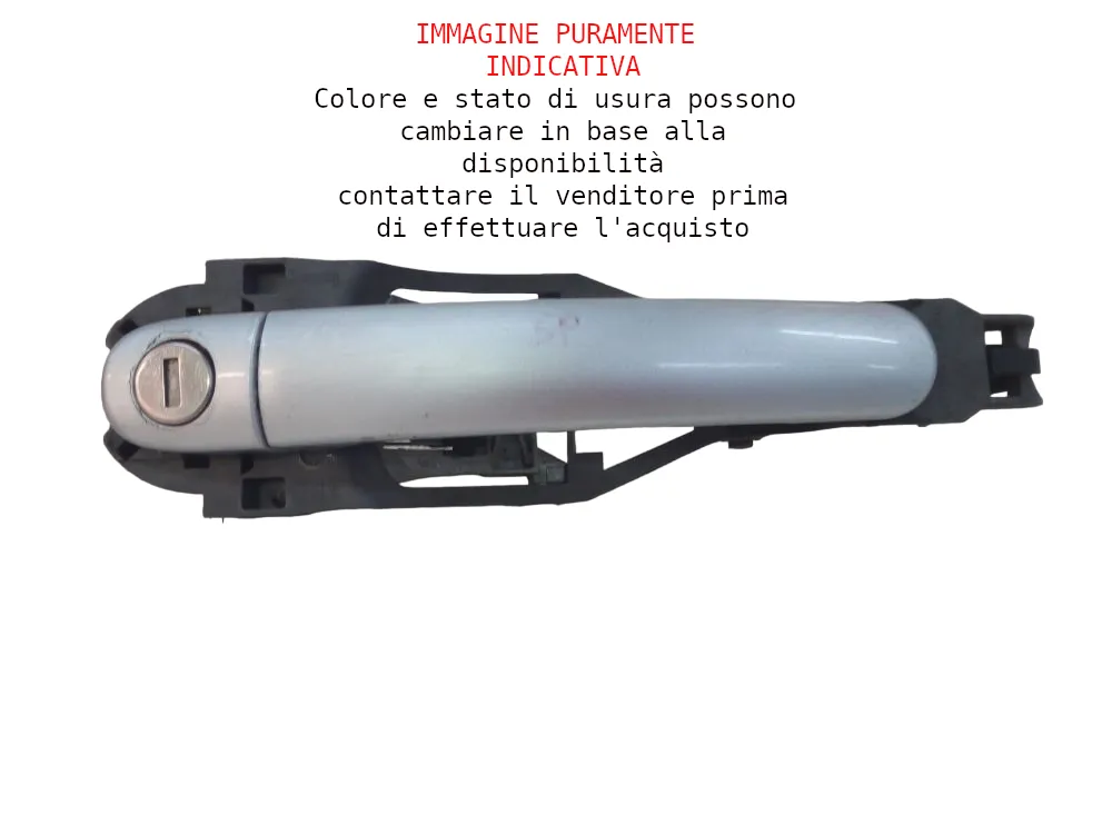 MANIGLIA ESTERNA ANTERIORE SINISTRA con codice 3B0837207GFKZ da VOLKSWAGEN Golf 4 Berlina (97>03)