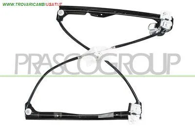 MECCANISMO ALZACRISTALLO ANTERIORE DESTRO MOD. 5 PORTE