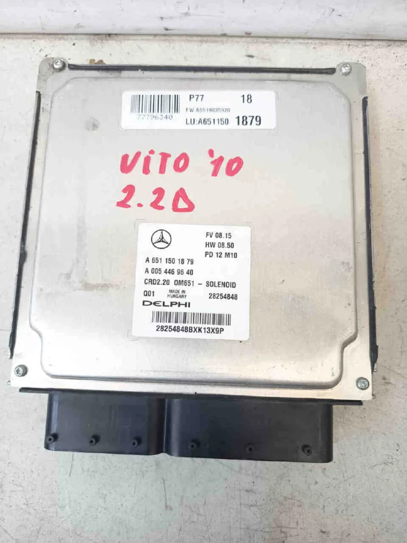 Centralina motore MERCEDES Vito W639 2° Serie del 2003 - 2014  CODICE RICAMBIO : a6511501879