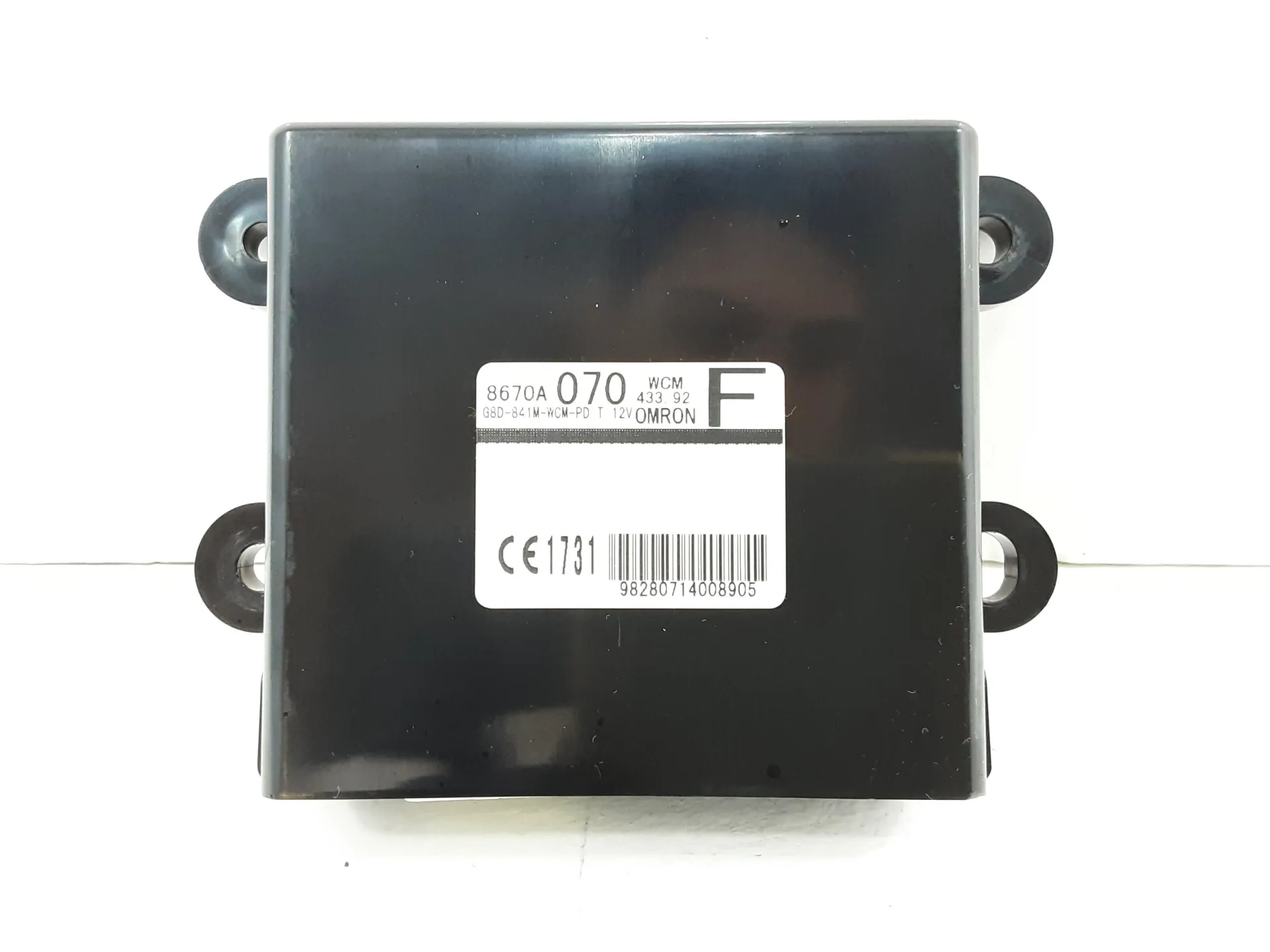 MODULO ELETTRONICO con codice 8670A070 da MITSUBISHI ASX 1° Serie con codice motore 4A92/4A92 Benzina 1600 (10>)