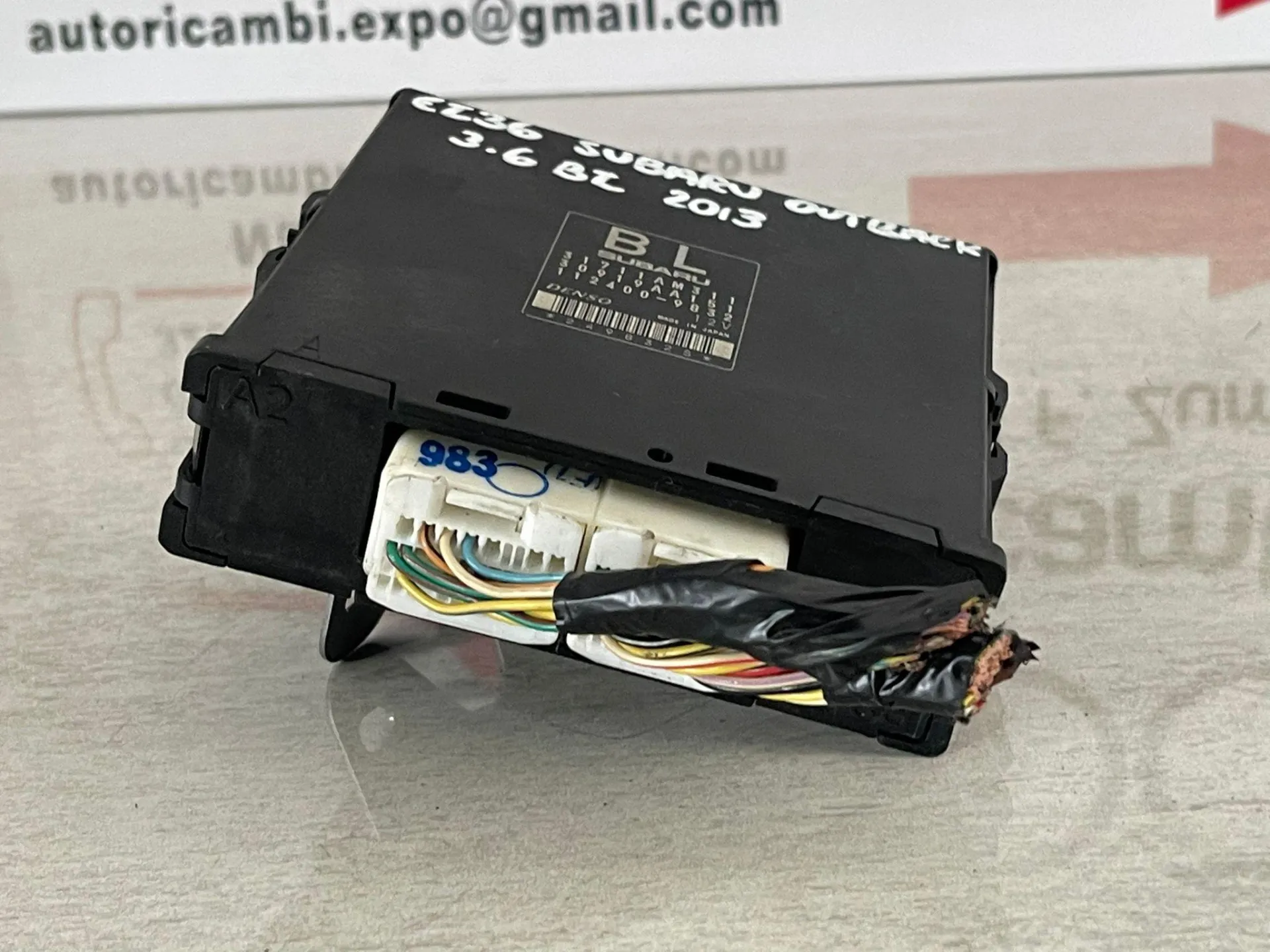 MODULO ELETTRONICO con codice 112400-9832 da SUBARU Outback Serie Benzina 3600 (09>15)