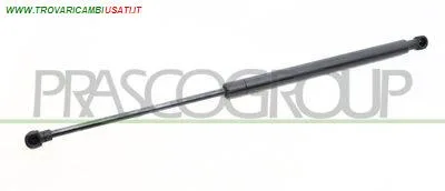 MOLLA A GAS DESTRA/SINISTRA PORTELLONE POSTERIORE - 450 N - L 455 mm - C 186 mm - Ø 18 mm - Ø 8 mm