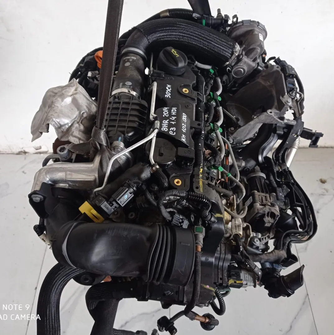 MOTORE COMPLETO con codice con codice motore 8HR da CITROEN C3 Serie Diesel 1400 (09>15)