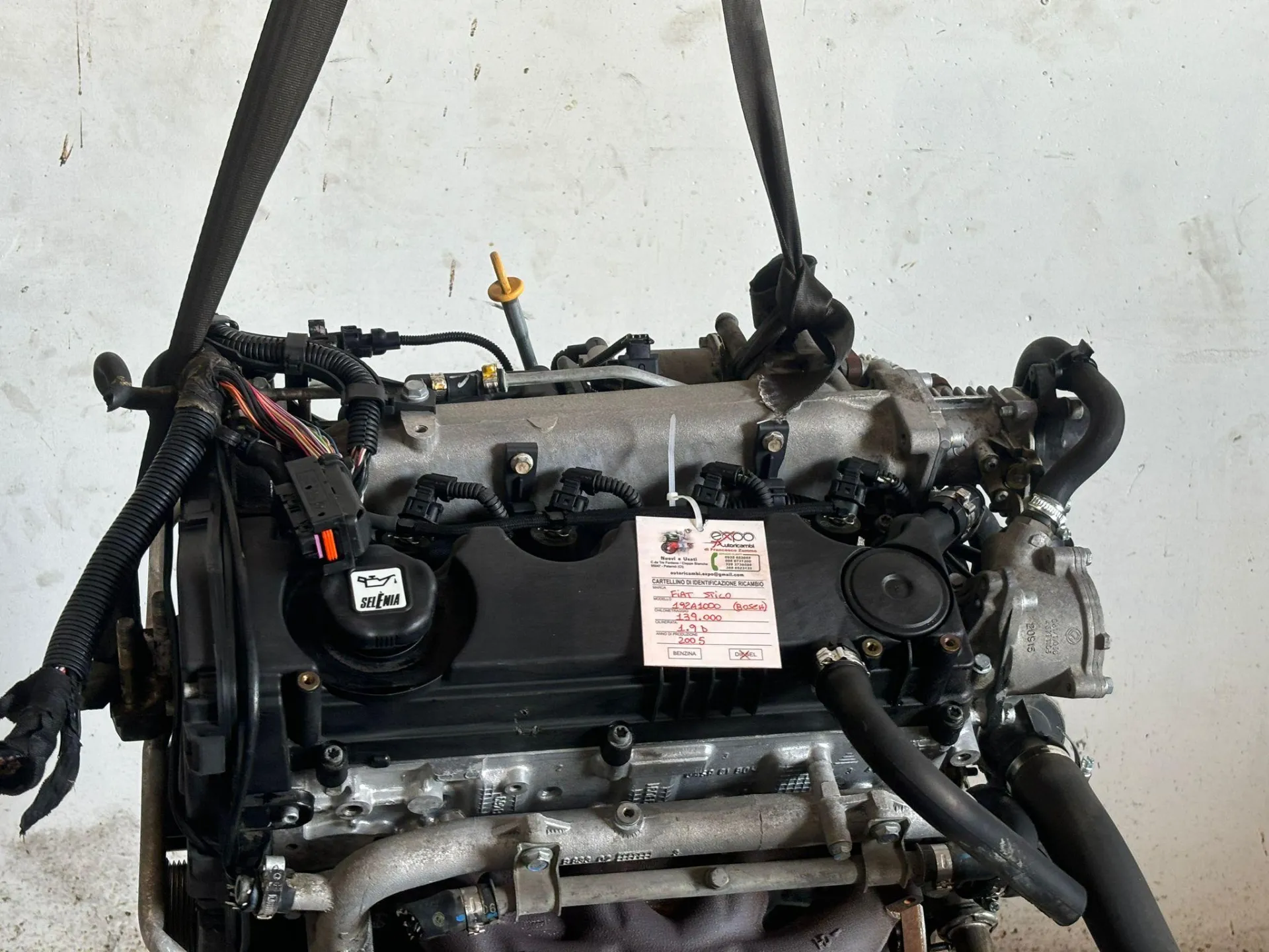 MOTORE COMPLETO con codice con codice motore 192A1000/192A1000 da FIAT Stilo Berlina 5P Diesel 1900 (01>10)