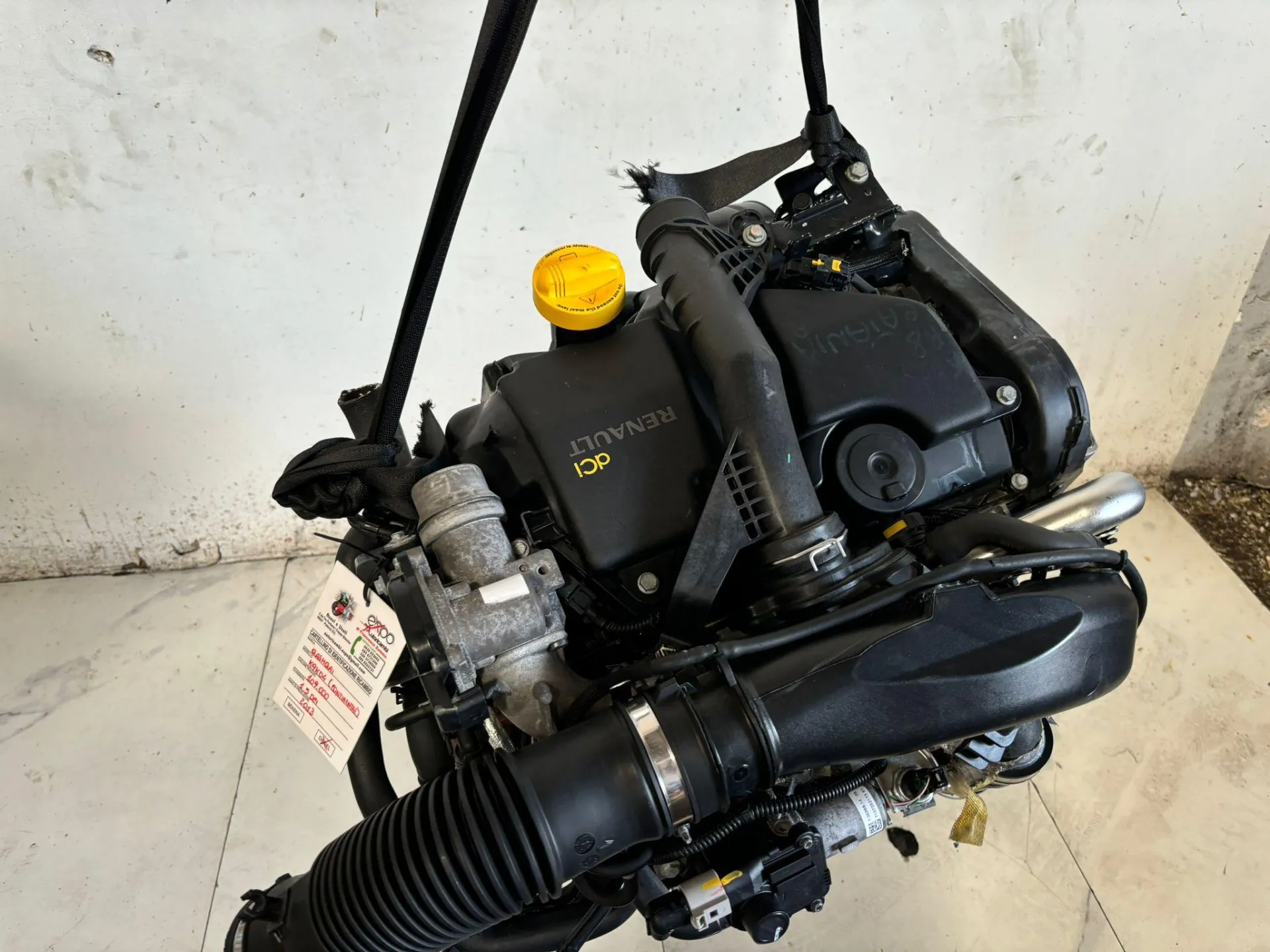 MOTORE COMPLETO con codice con codice motore K9K D4/K9K D4 da NISSAN Qashqai 2° Serie Diesel 1500 (10>13)