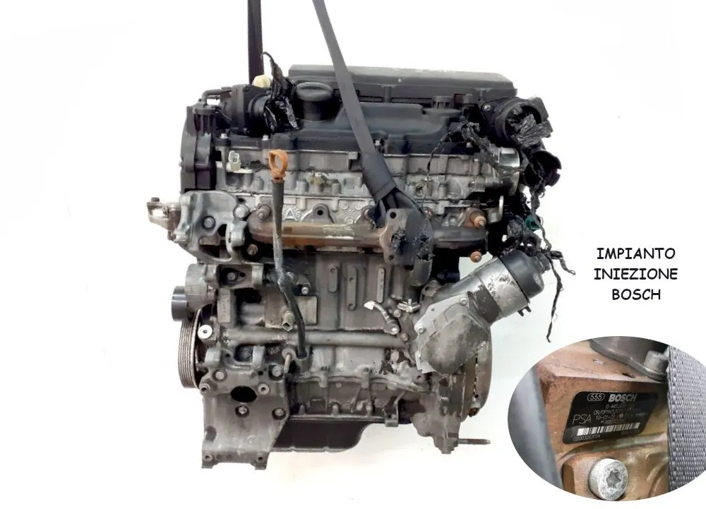 MOTORE COMPLETO con codice 8HZ da PEUGEOT 206 Plus Berlina Diesel 1400 (09>)