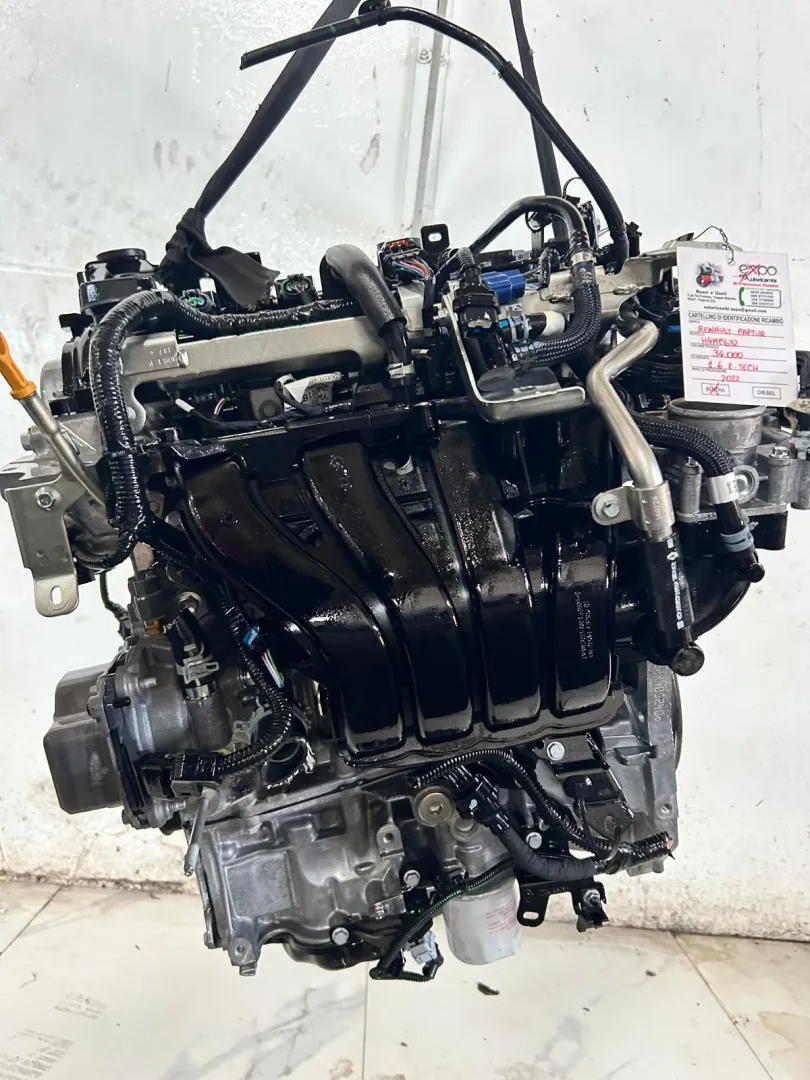 MOTORE COMPLETO con codice con codice motore H4MC632 da RENAULT Captur Serie Benzina 1600 (19>)