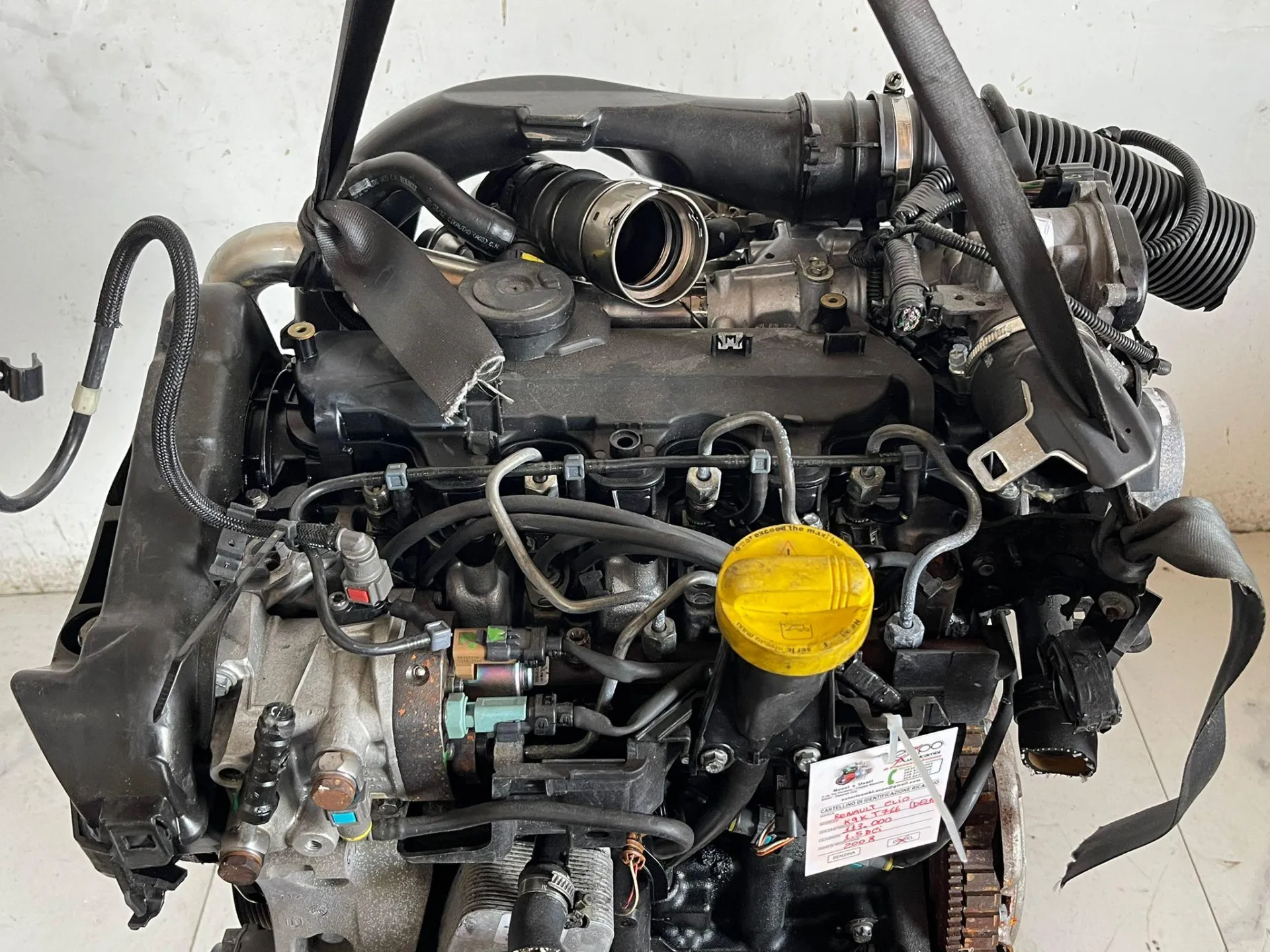 MOTORE COMPLETO con codice con codice motore K9K T766/K9K T766 da RENAULT Clio Serie Diesel 1500 (08>15)