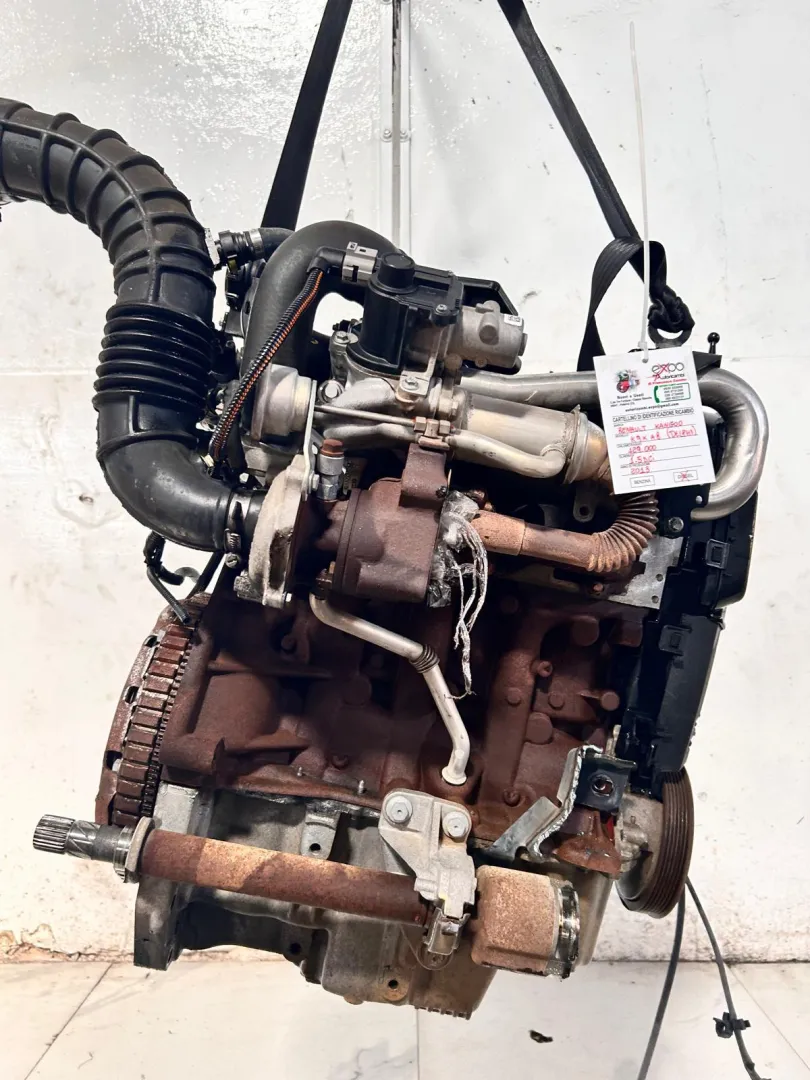 MOTORE COMPLETO con codice con codice motore K9K A8 da RENAULT Kangoo 4° Serie Diesel 1500 (08>)