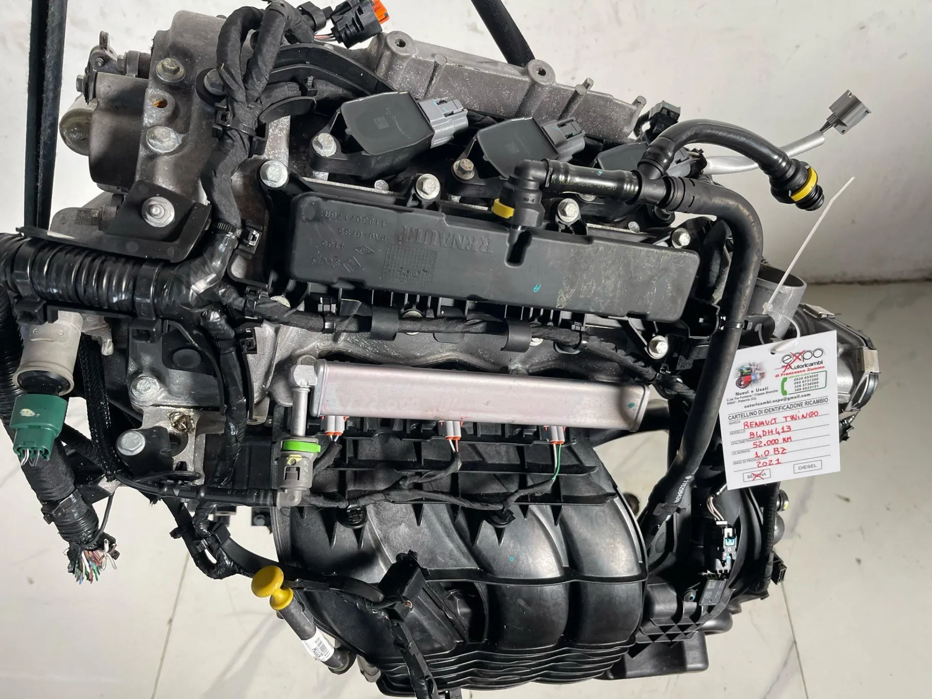 MOTORE COMPLETO con codice con codice motore B4DH413/B4DH413 da RENAULT Twingo III serie GT Benzina 1000 (18>)