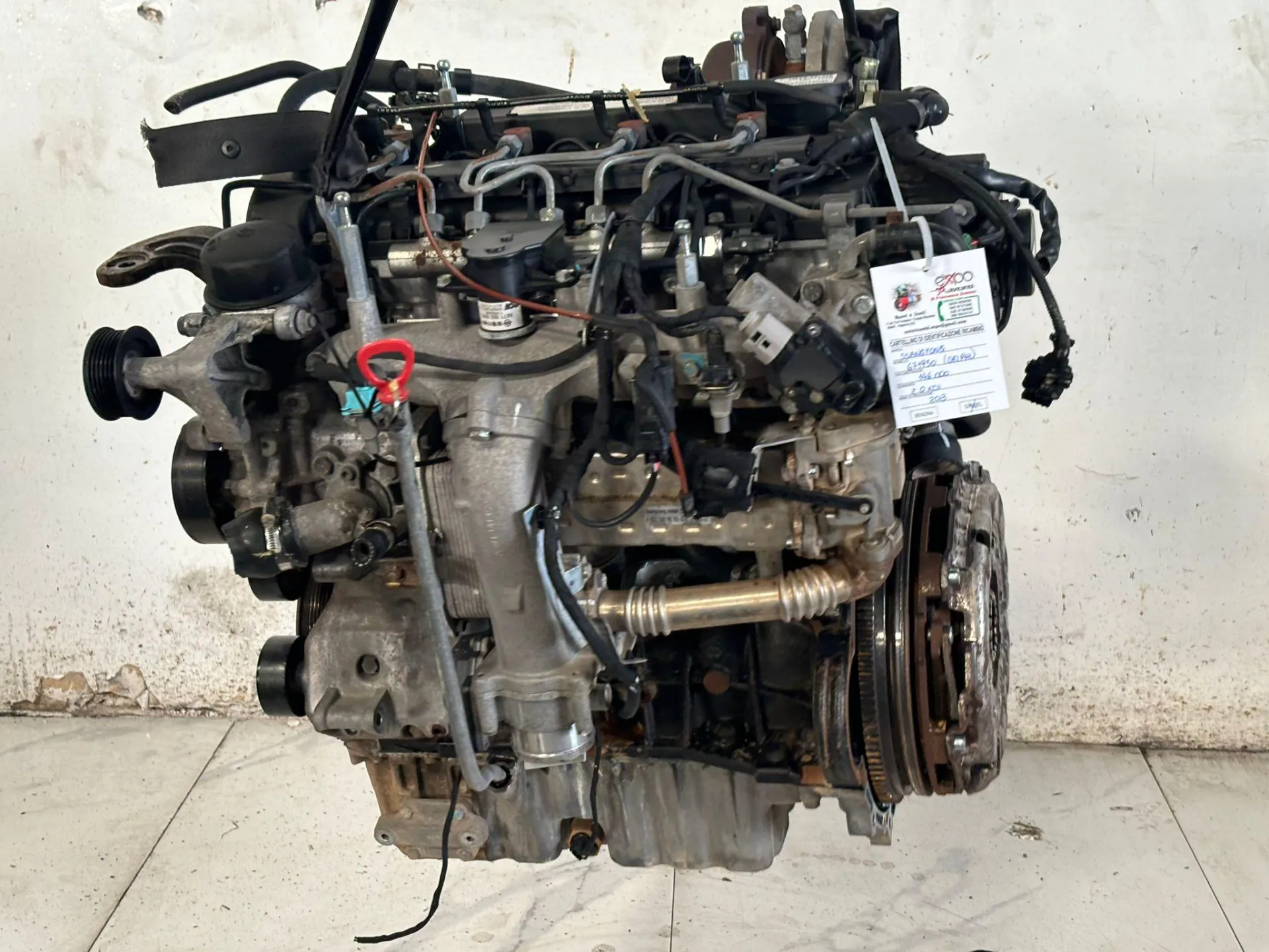 MOTORE COMPLETO con codice con codice motore 671950 da SSANGYONG Korando 2° Serie Diesel 2000 (10>)