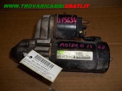 MOTORINO AVVIAMENTO VALEO D6RA162 CHEVROLET NUBIRA (J200)