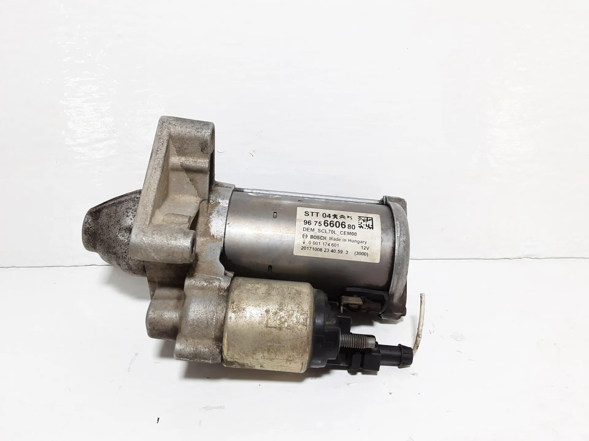 MOTORINO D' AVVIAMENTO CITROEN C3 Serie 9675660680 Diesel 1560 (16>)