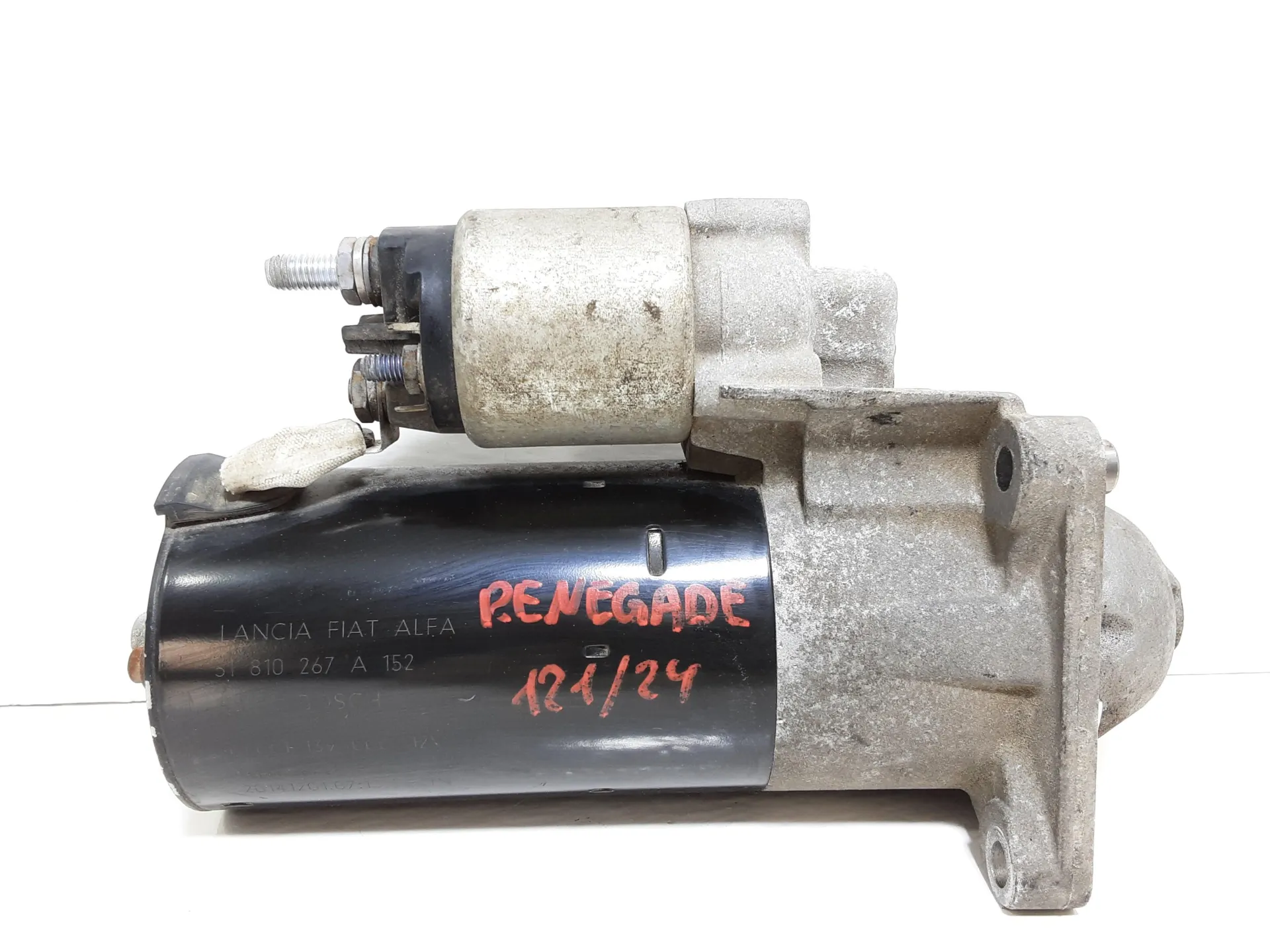 MOTORINO D' AVVIAMENTO con codice 51810267A152 da JEEP Renegade Serie 552 63 087, 552 63 088, 552 83 099, 552 84 064, EBT Diesel 2000 (14>)