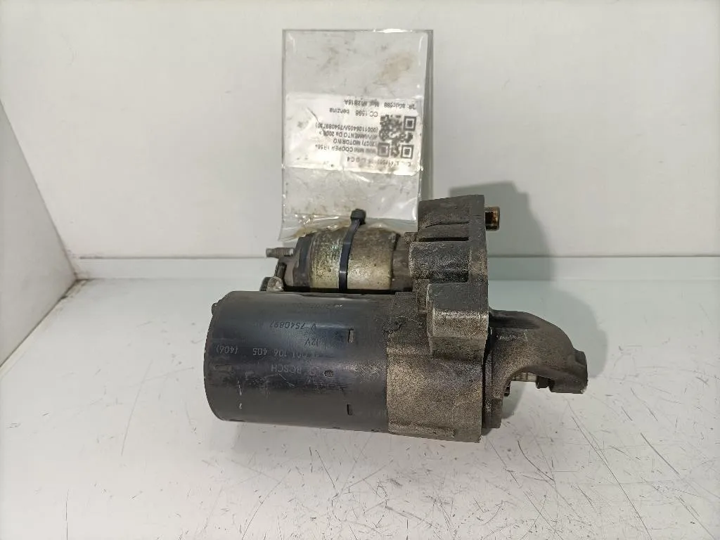 MOTORINO D' AVVIAMENTO con codice 0001106405/V754089780 da MINI Cooper 2° Serie N12B16A benzina 1598 (06>13)