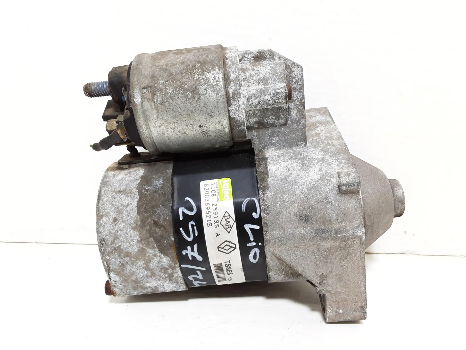 MOTORINO D' AVVIAMENTO con codice 8200369521E da RENAULT Clio Serie D4F 706, D4F 740, D4F 764 Benzina 1200 (08>15)