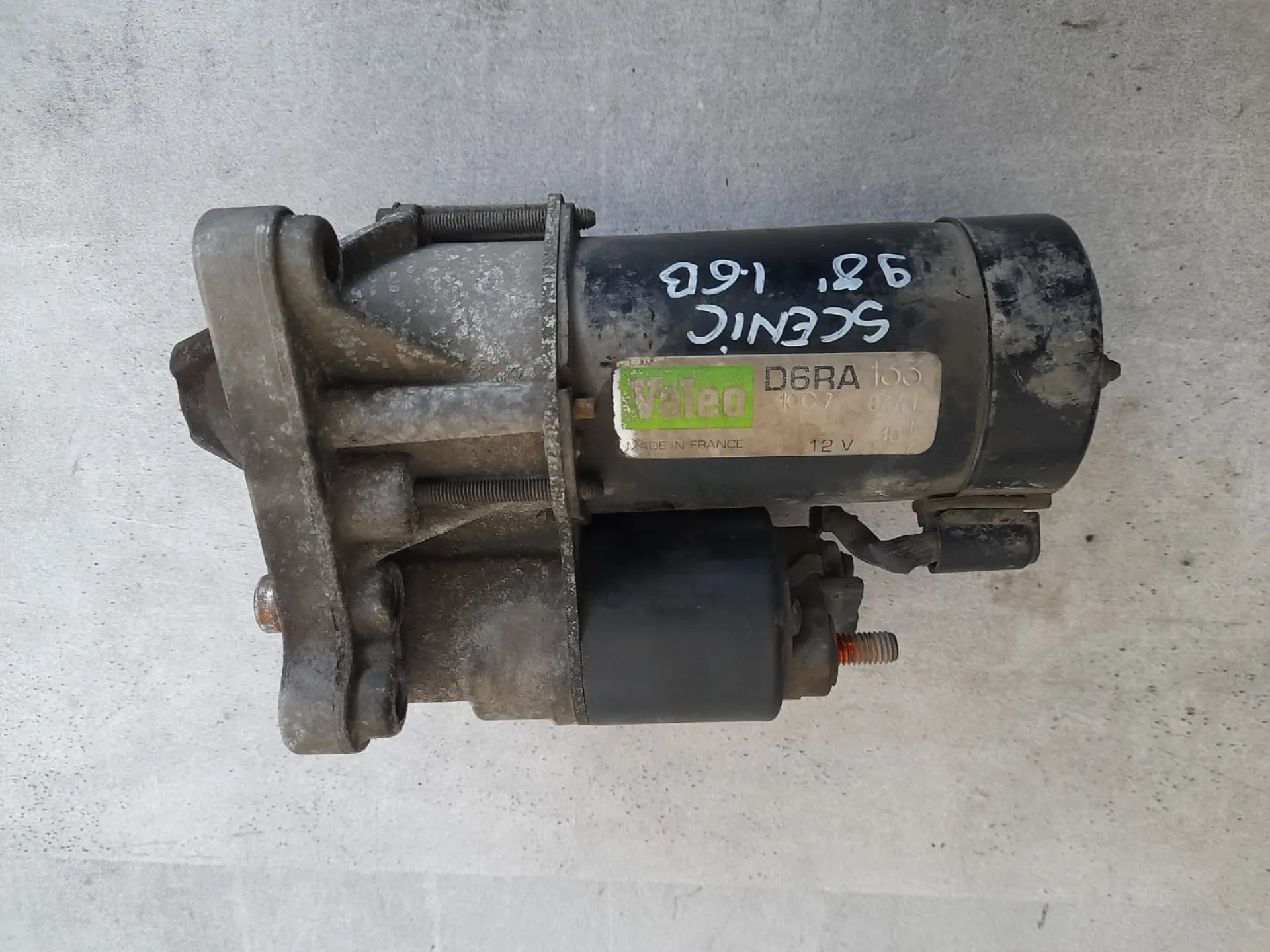 Motorino d'avviamento Renault Scenic 1.6 B del 1998 CODICE RICAMBIO : DGRA133