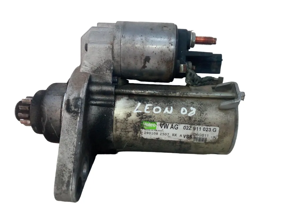 MOTORINO D' AVVIAMENTO SEAT Leon 2° Serie 02Z911023G Benzina 1400 (05>09)