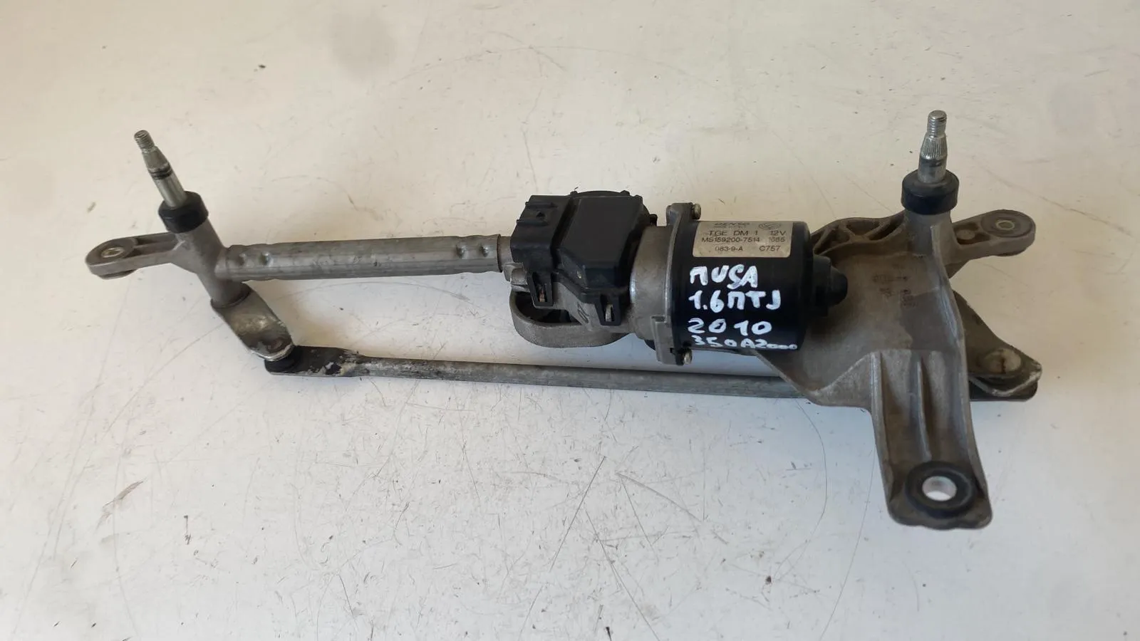 MOTORINO TERGI ANT COMPLETO DI TANDEM con codice MS159200-7514 da LANCIA Musa 2° Serie (07>)