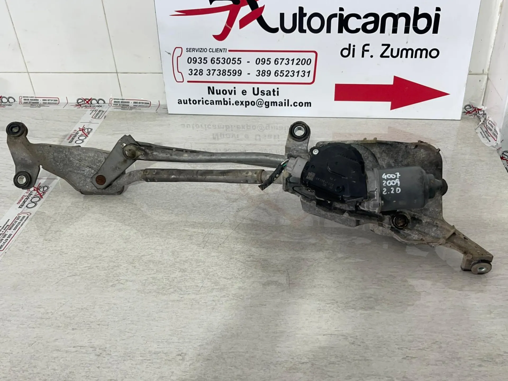 MOTORINO TERGI ANT COMPLETO DI TANDEM con codice 159300-1052 da PEUGEOT 4007 1° Serie (07>)