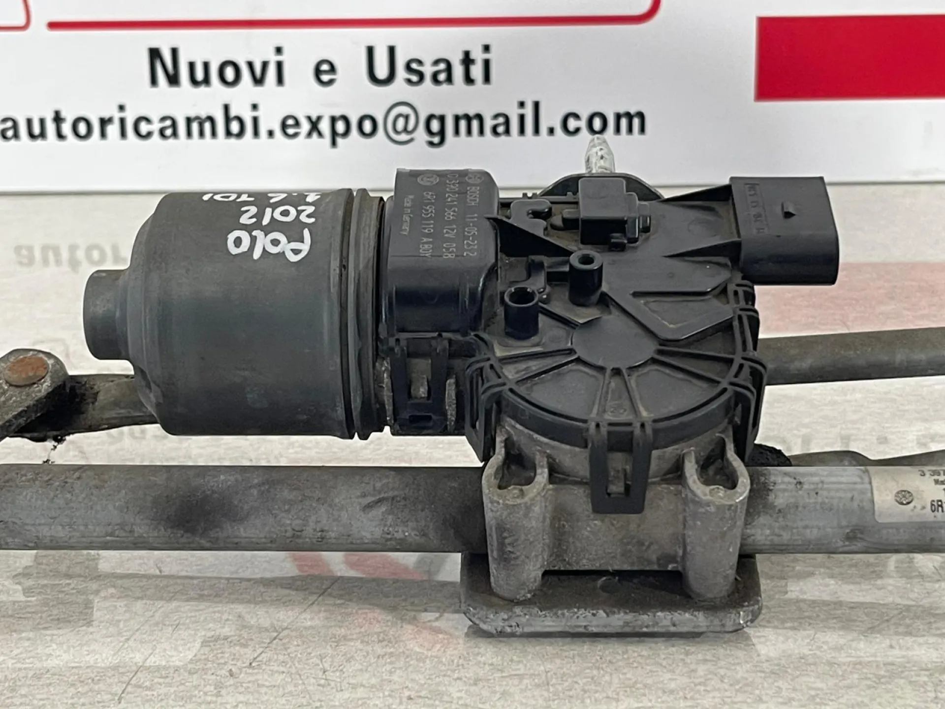 MOTORINO TERGI ANT COMPLETO DI TANDEM con codice 6R1955119 da VOLKSWAGEN Polo 5° Serie (09>17)