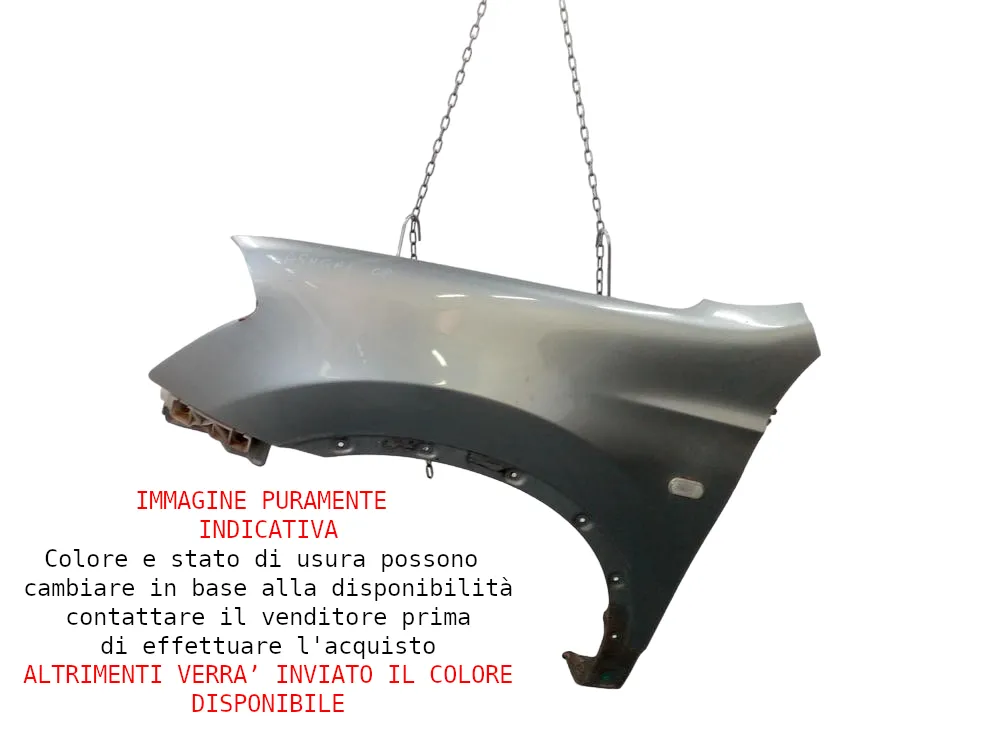 PARAFANGO ANTERIORE SINISTRO NISSAN Qashqai 1° Serie F3101BROMA con codice motore M9RG8/M9RG8 (06>09)
