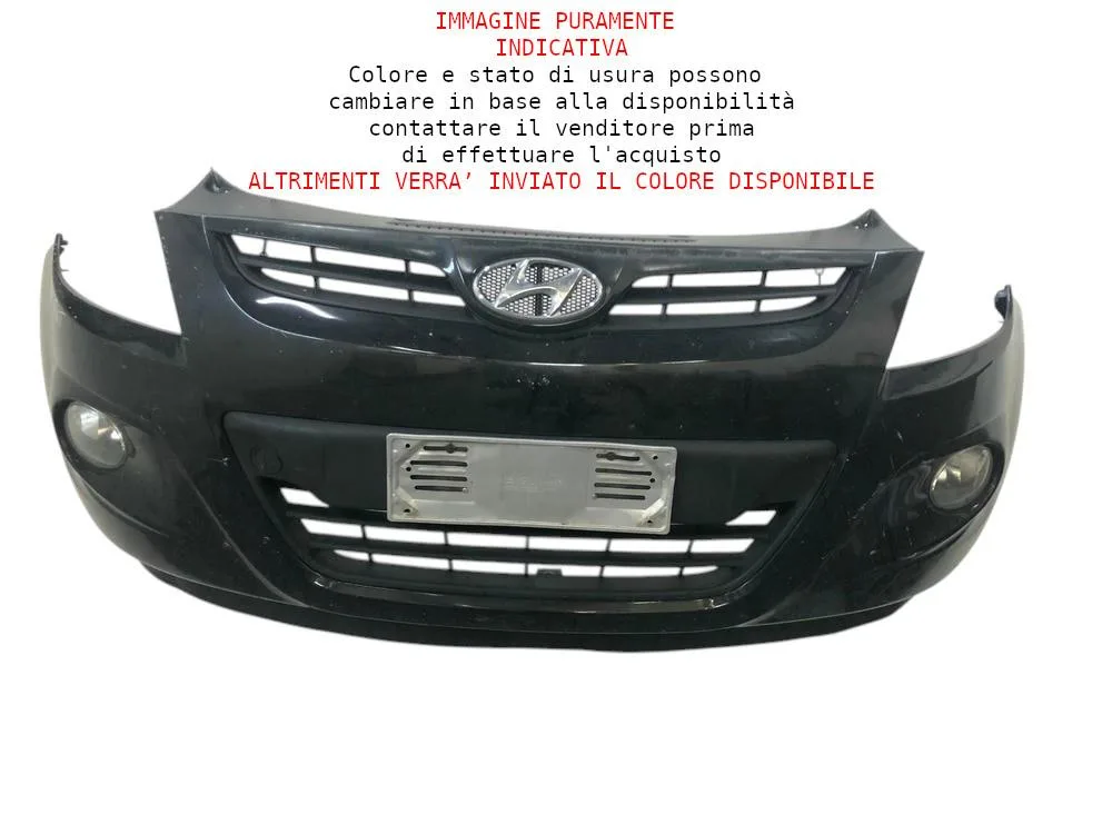 PARAURTI ANTERIORE COMPLETO HYUNDAI i20 1° Serie 865101J000 (08>14)