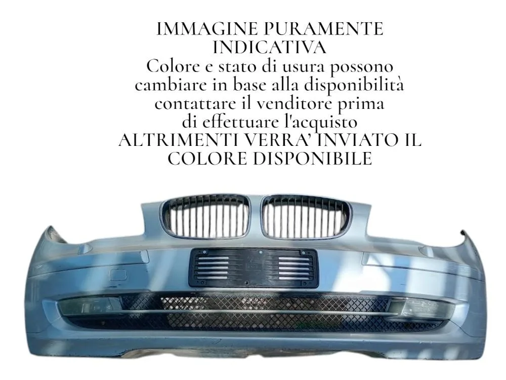 PARAURTI ANTERIORE COMPLETO BMW Serie 1 Serie (E87) 51117185124 con codice motore n47d20a (07>)