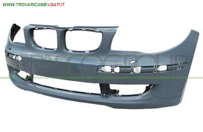 PARAURTI ANTERIORE-CON PRIMER-CON FORI LAVAFARI BMW - SERIE 1 E81 3 PORTE - 2007 > 2012, BMW - SERIE 1 E87 5 PORTE - 2007 > 2011 CODICE/I: BM1211011 OE 51117185124