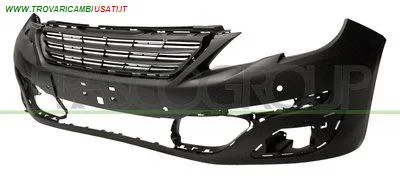 PARAURTI ANTERIORE-CON PRIMER-CON FORI PDC+SUPPORTI-CON TAPPO COPRI GANCIO-CON TRACCE PARK ASSIST E LAVAFARI-CON GRIGLIA RADIATORE MOD. ACTIVE