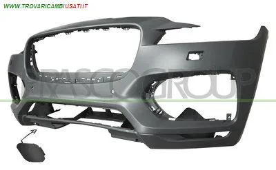 PARAURTI ANTERIORE-CON PRIMER-CON FORI PDC+SUPPORTI-CON FORI LAVAFARI-CON FORI PARK ASSIST MOD. R MOD. SPORT/S