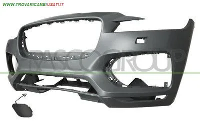 PARAURTI ANTERIORE-CON PRIMER-CON FORI PDC+SUPPORTI-CON FORI LAVAFARI+TRACCE PARK ASSIST MOD. R MOD. SPORT/S