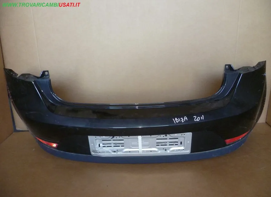 PARAURTI POST. GRIGIO SCURO MET 5P (PICCOLO SEGNO) SEAT IBIZA (6J) 5p / SC 3p