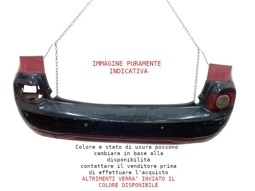 PARAURTI POSTERIORE COMPLETO CITROEN C3 Picasso 7452XS (08>)